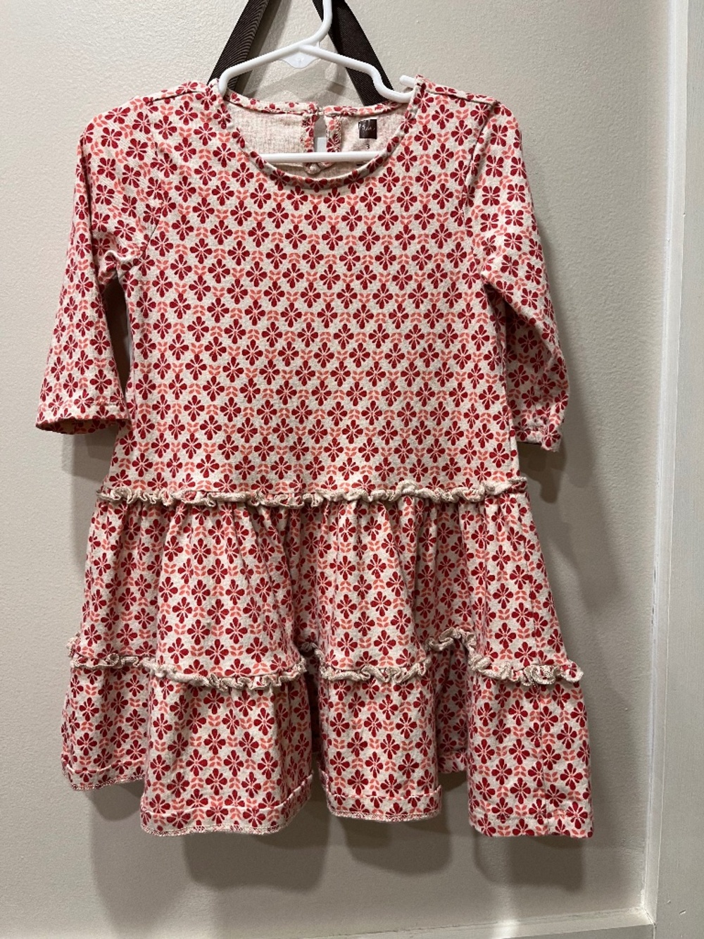 EUC TEA Collection Ruffle Layer Dress 3